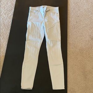 Skinny high rise jeans
